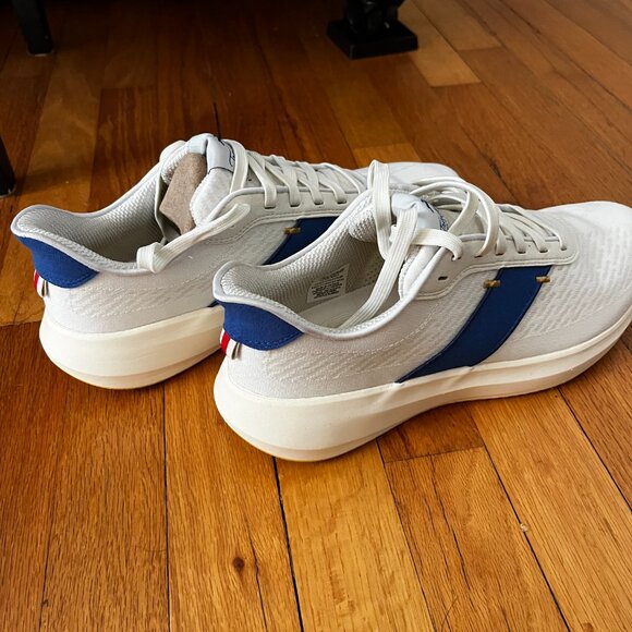 Tracksmith Elliot Runner, White/Royal Blue, W10.5 or M9 (Unisex) - Picture 1 of 4